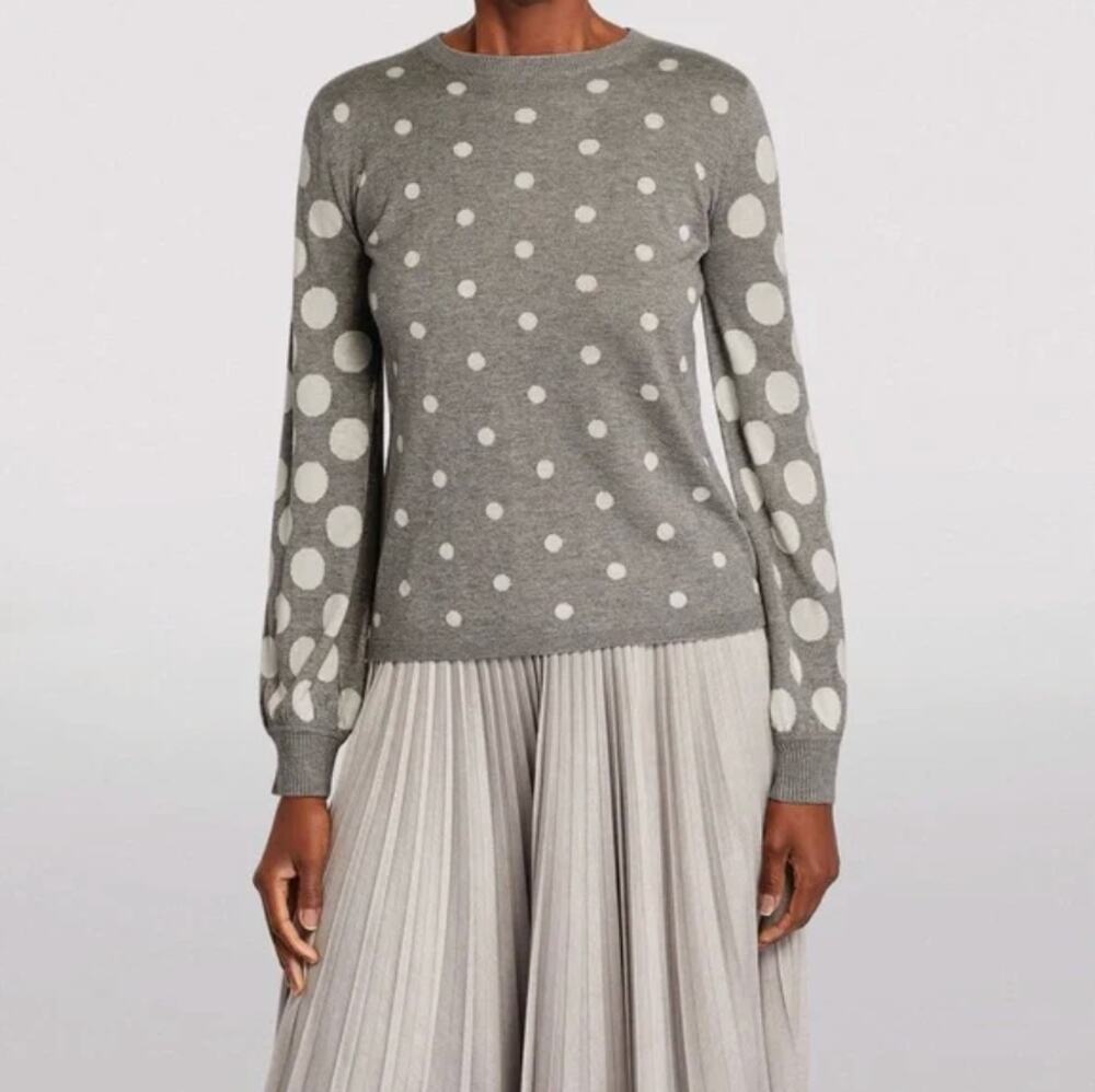 Max Mara Adele Polka Dot Sweater